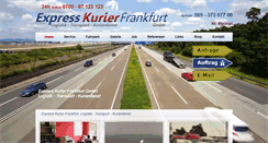 Desktop Screenshot of express-kurier-frankfurt.de